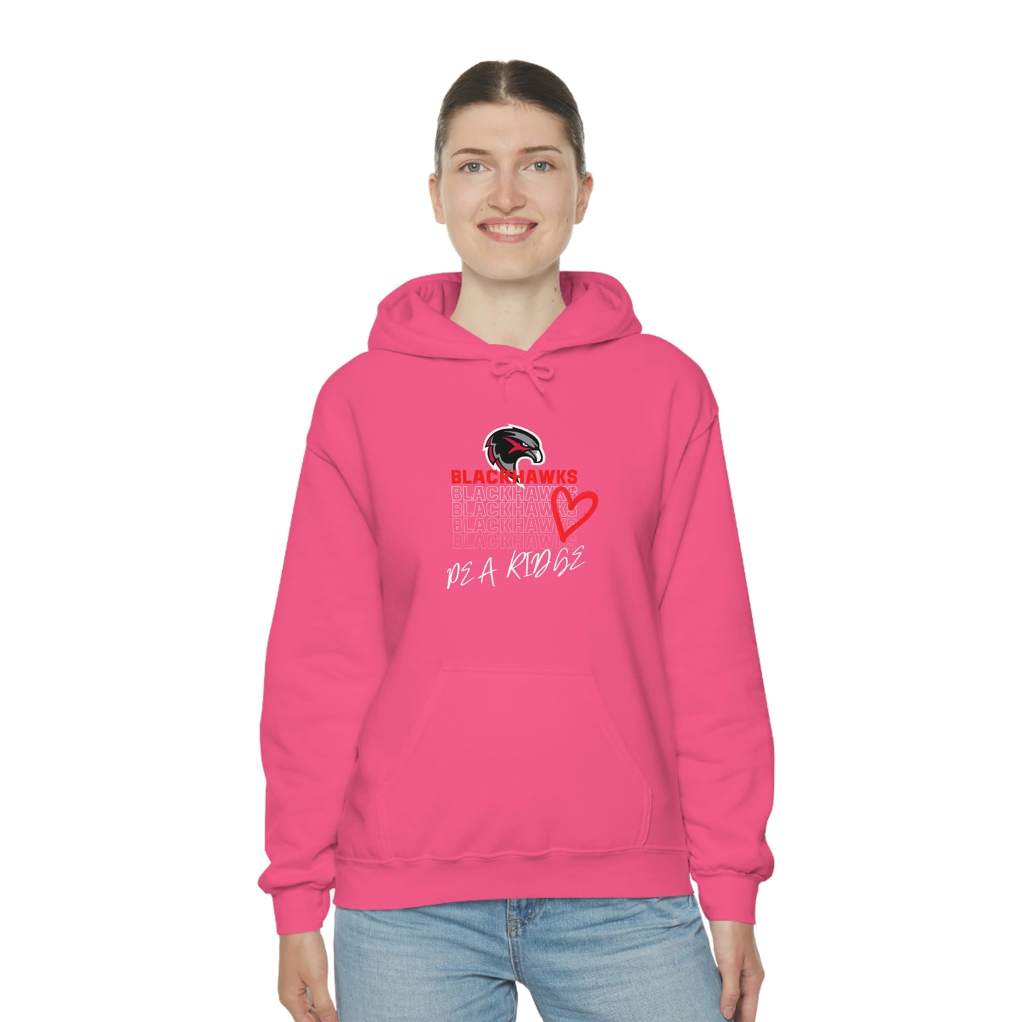 Unisex Heavy Blend™ Hooded Sweatshirt - Pea Ridge Heart