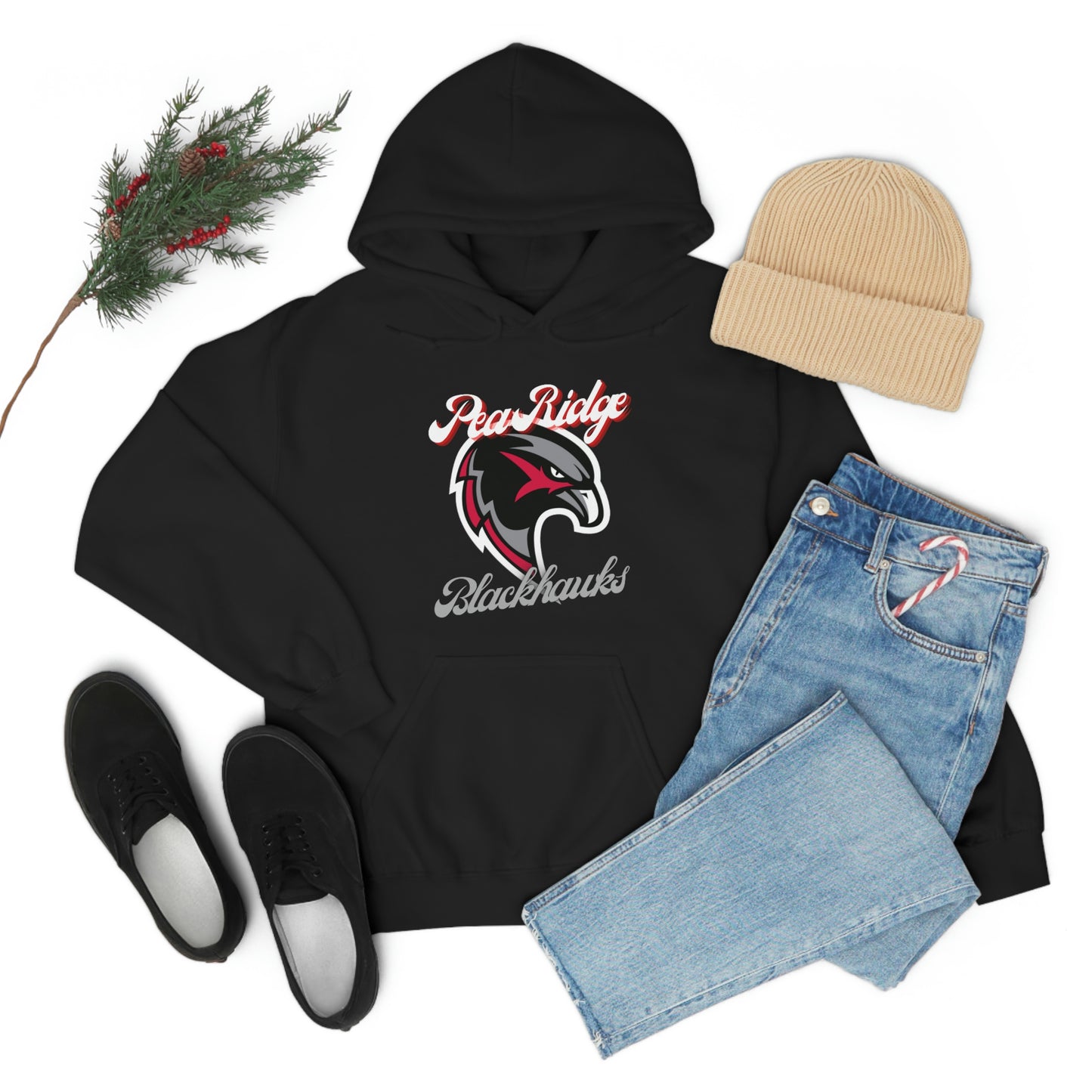 Unisex Heavy Blend™ Hooded Sweatshirt - Pea Ridge BlackHawks