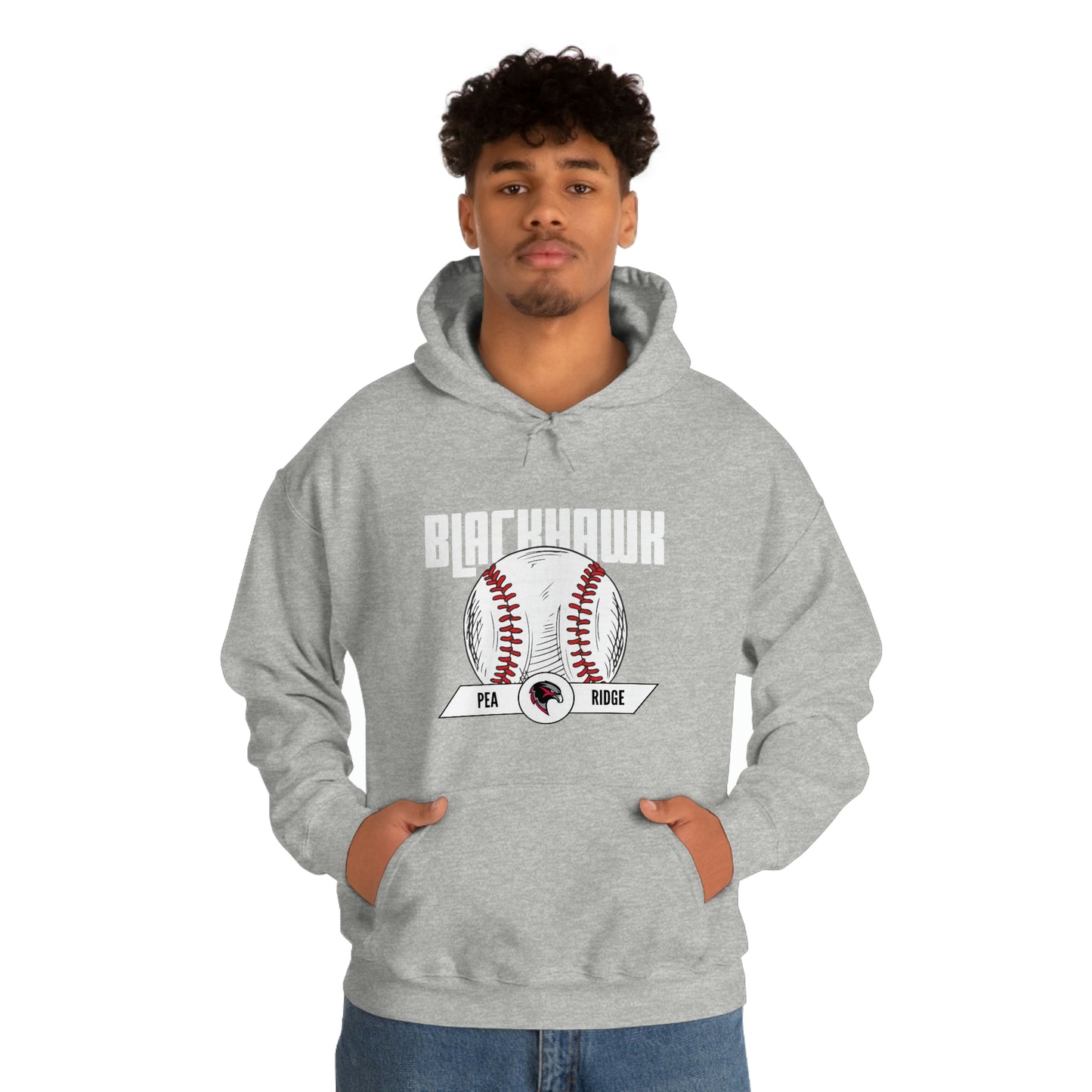 Unisex Heavy Blend™ Hooded Sweatshirt - Pea Ridge Baseball 5