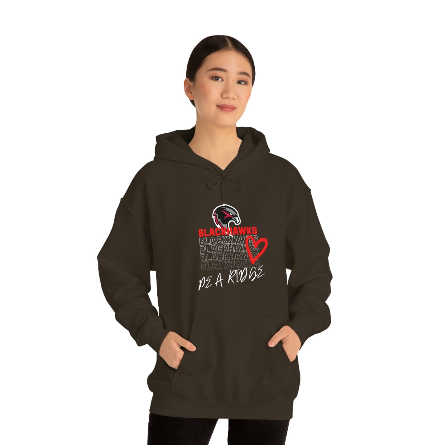 Unisex Heavy Blend™ Hooded Sweatshirt - Pea Ridge Heart