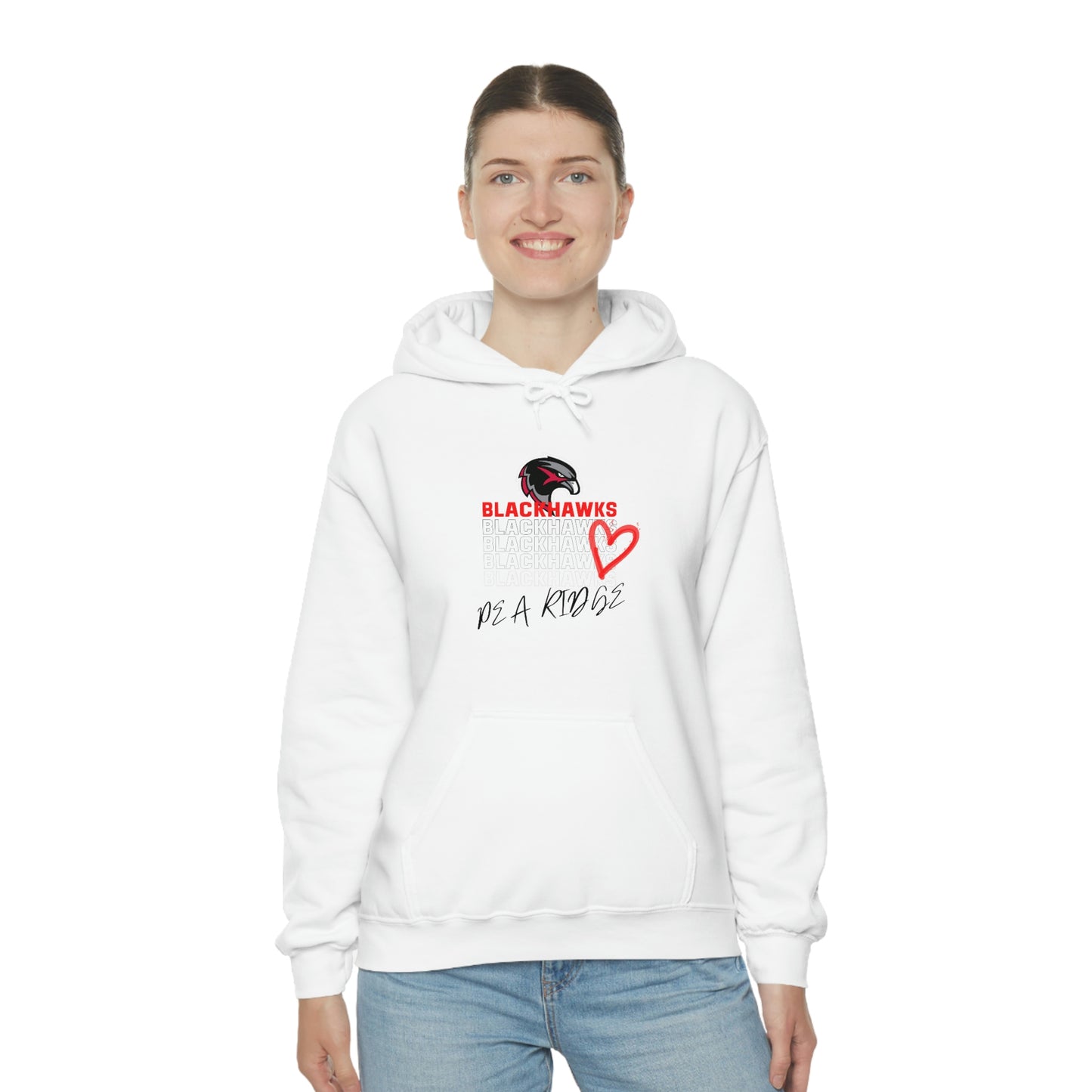 Unisex Heavy Blend™ Hooded Sweatshirt - Pea Ridge Heart