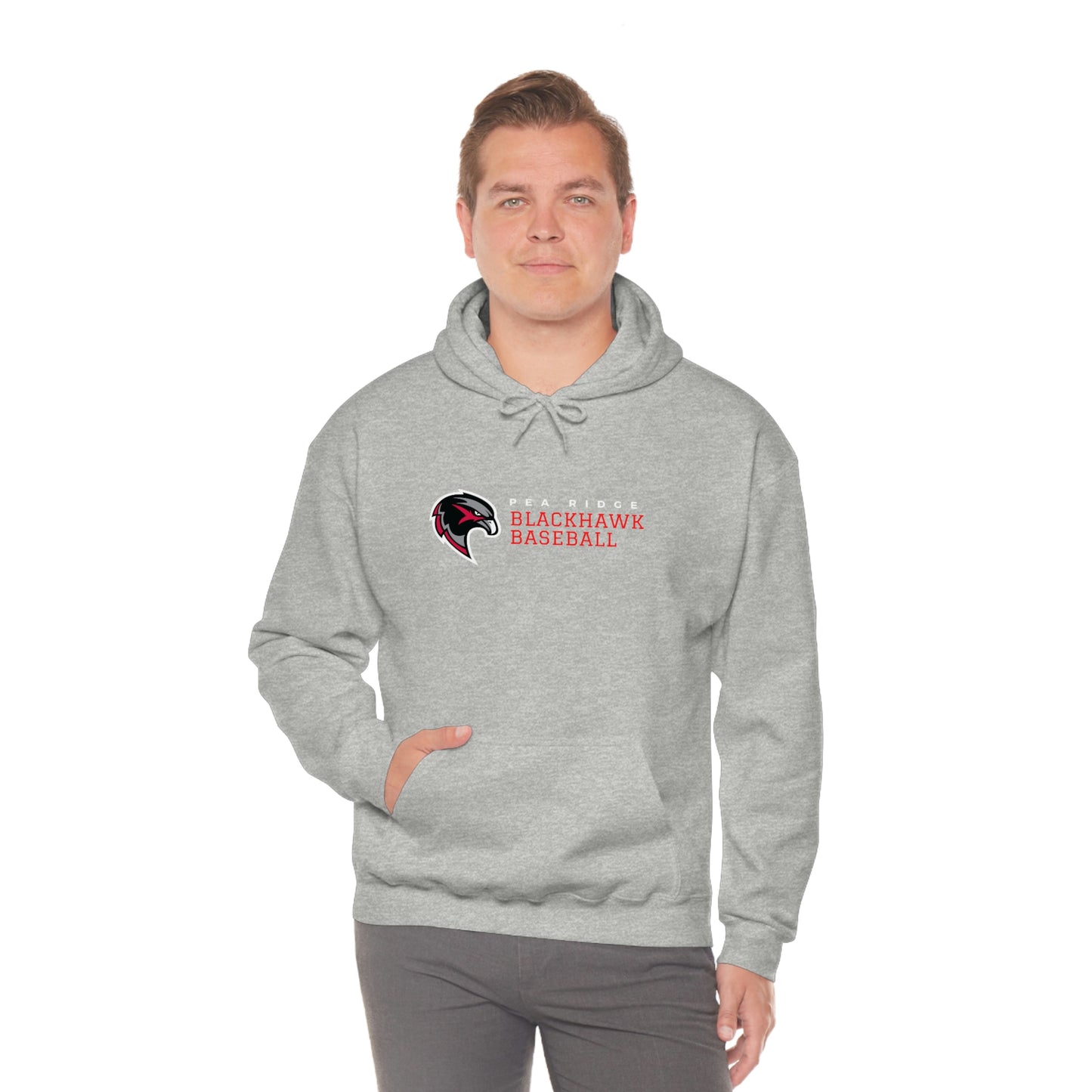 Unisex Heavy Blend™ Hooded Sweatshirt - Pea Ridge Baseball 1