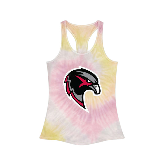 Tie Dye Racerback Tank Top - Hawk Head