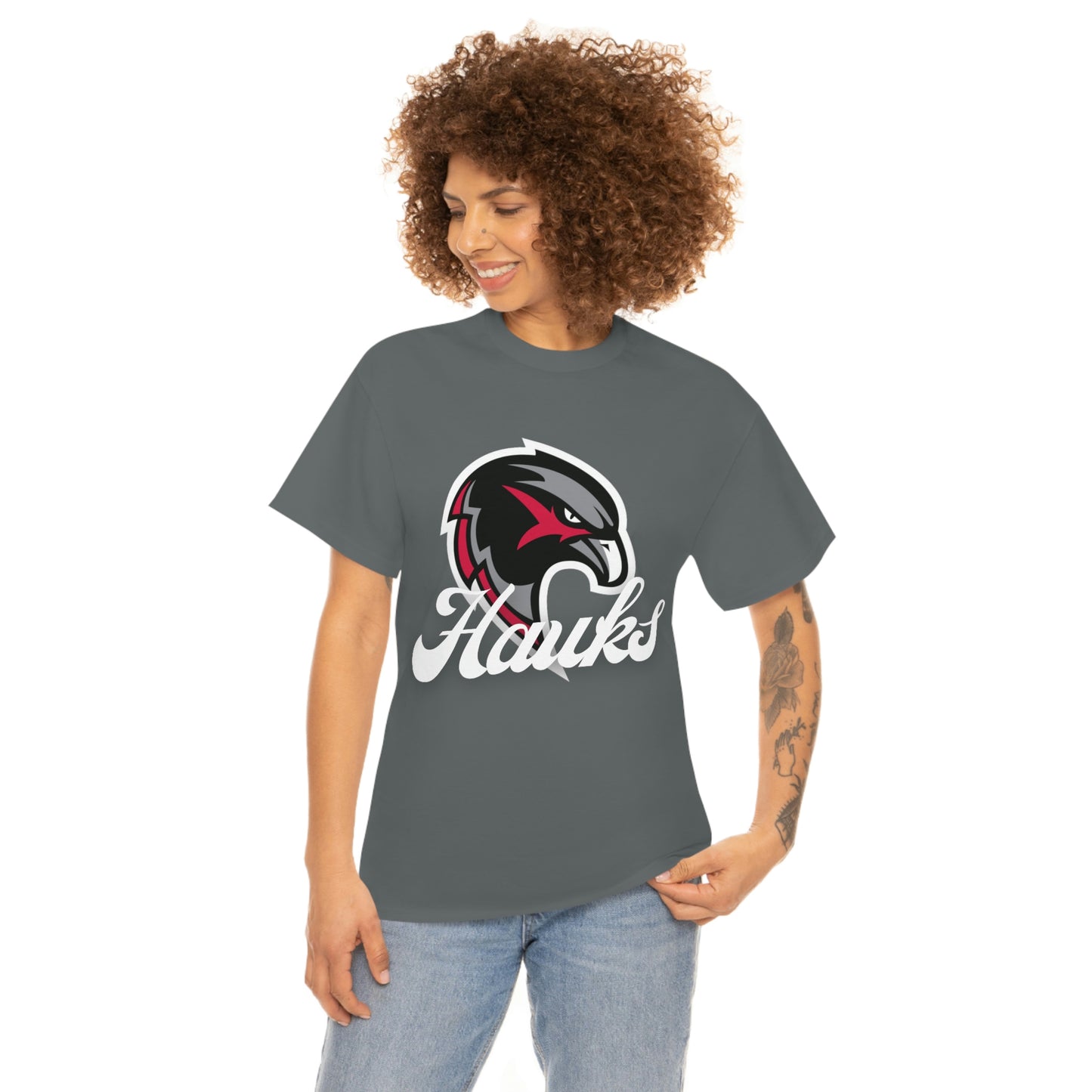 Unisex Heavy Cotton Tee - Hawks