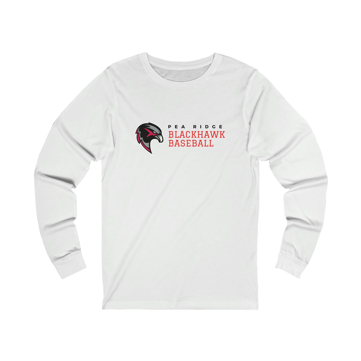 Unisex Jersey Long Sleeve Tee - Pea Ridge Baseball 1