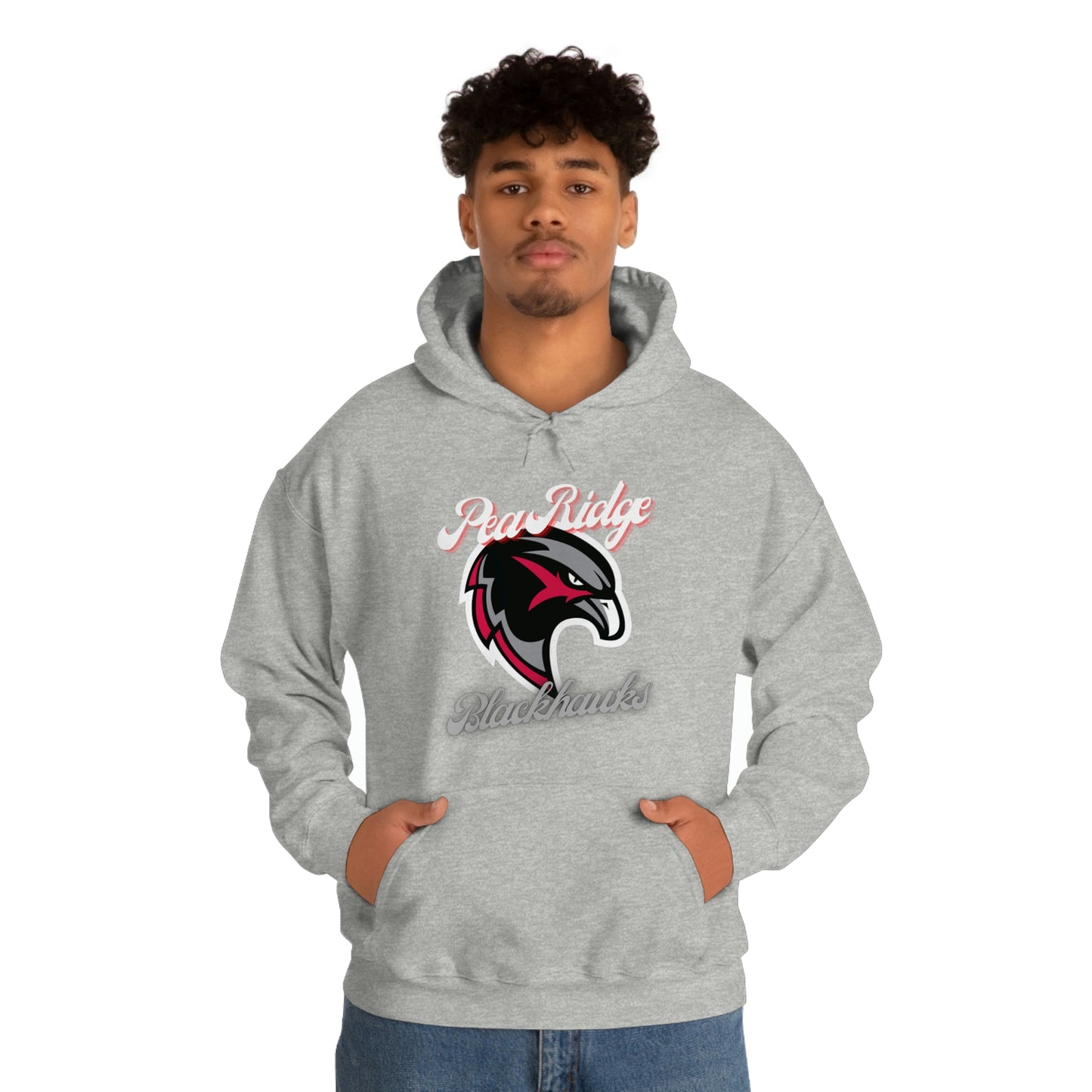 Unisex Heavy Blend™ Hooded Sweatshirt - Pea Ridge BlackHawks