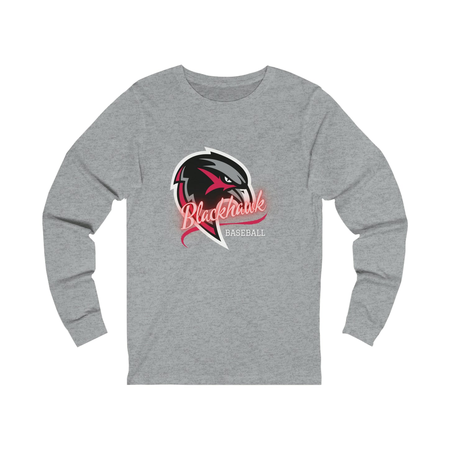 Unisex Jersey Long Sleeve Tee - Pea Ridge Baseball 3