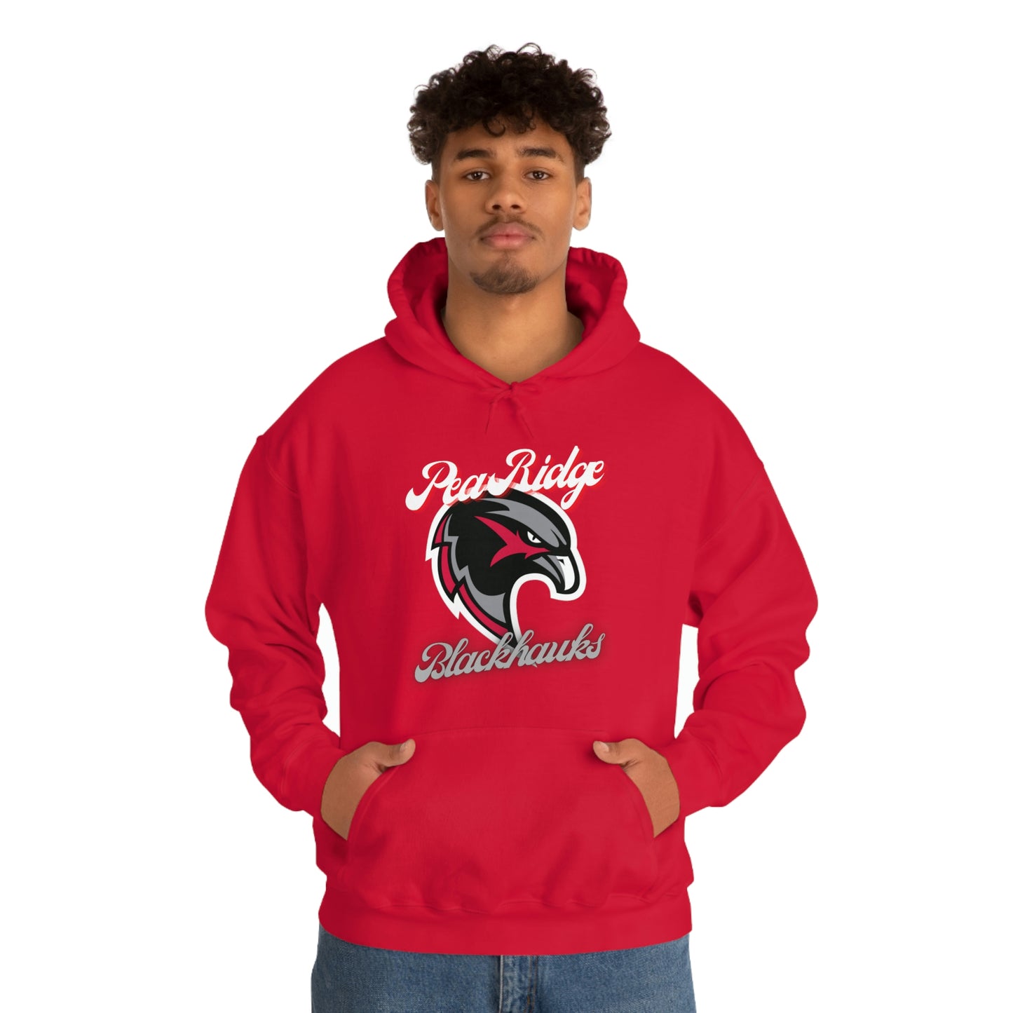 Unisex Heavy Blend™ Hooded Sweatshirt - Pea Ridge BlackHawks