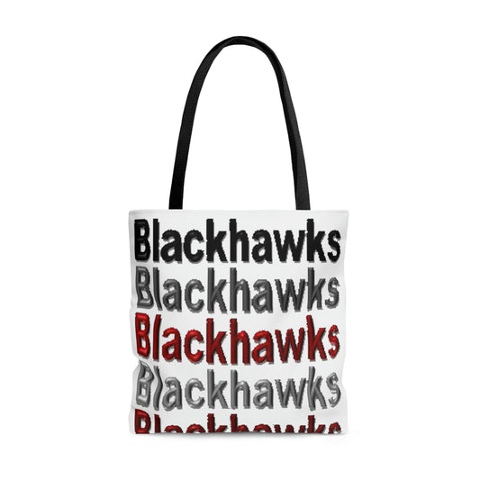 AOP Tote Bag - Multi Blackhawks