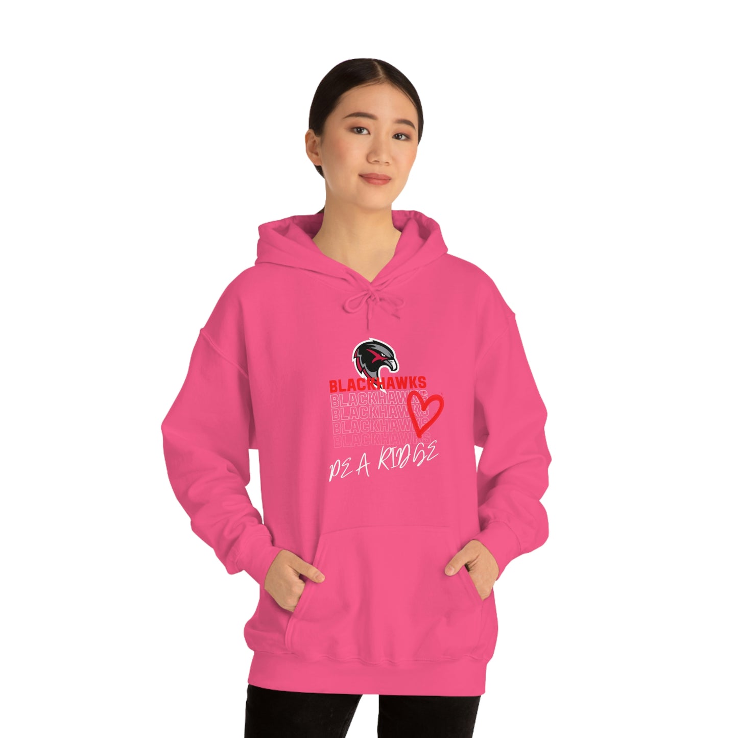 Unisex Heavy Blend™ Hooded Sweatshirt - Pea Ridge Heart